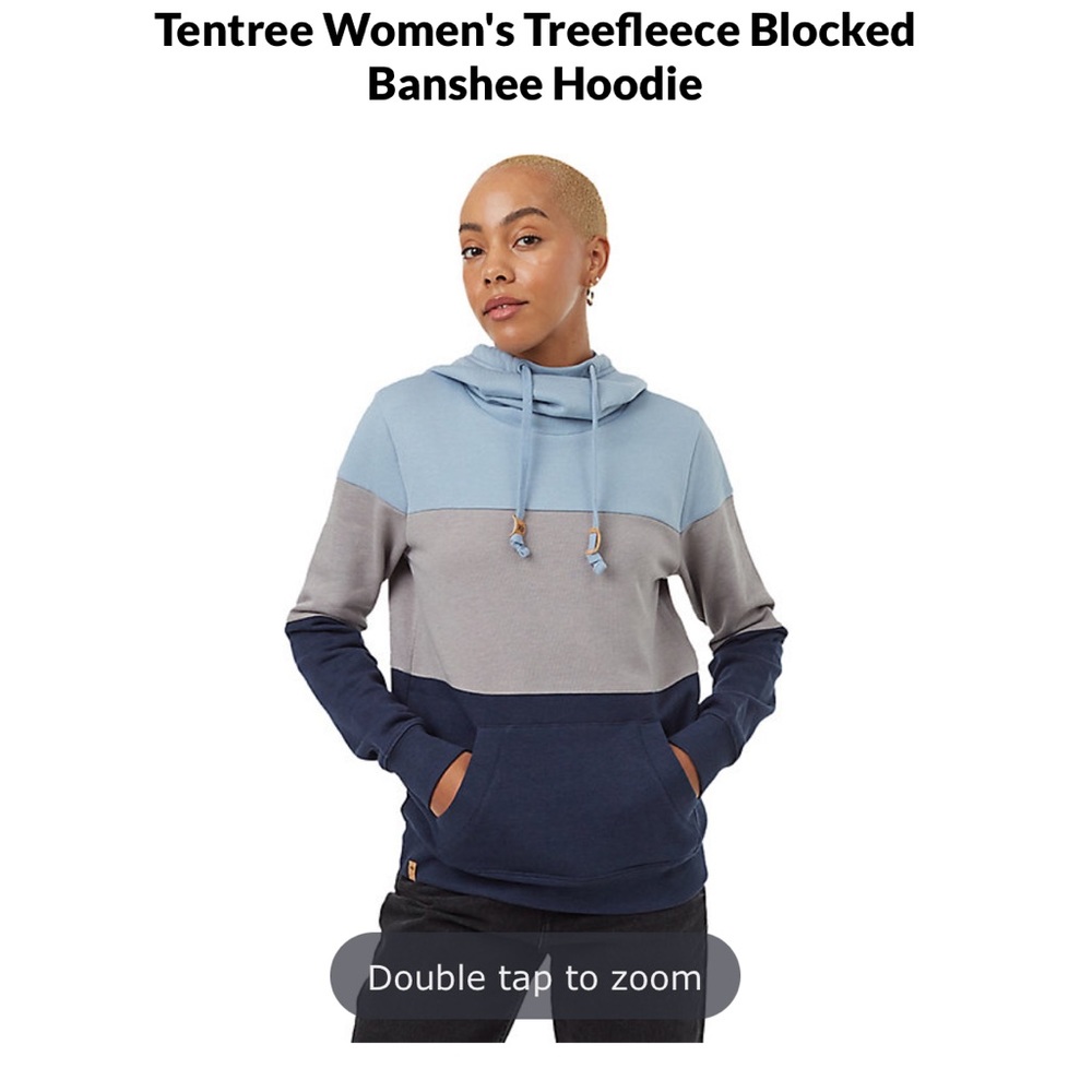 Tentree Blue Sweatshirt